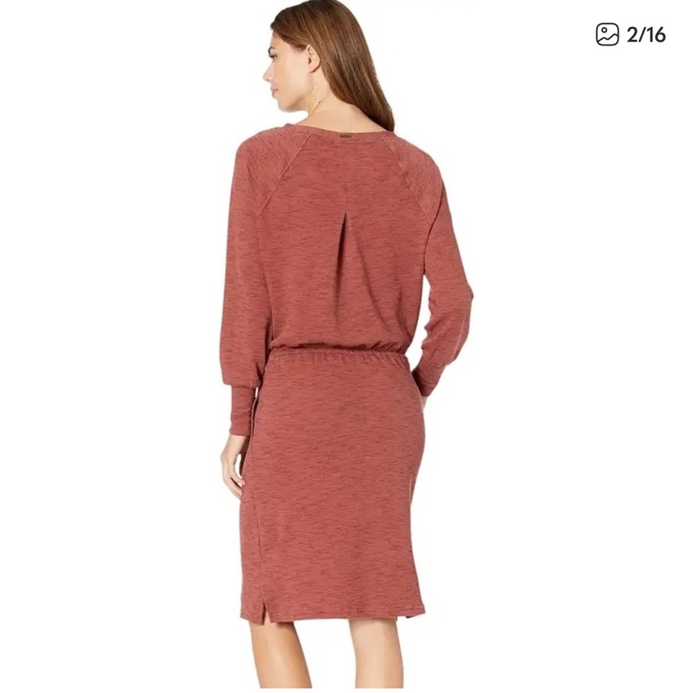 prAna Women's Sunrise Long Sleeve Comfy Dress With Pockets Size Small - Picture 5 of 15